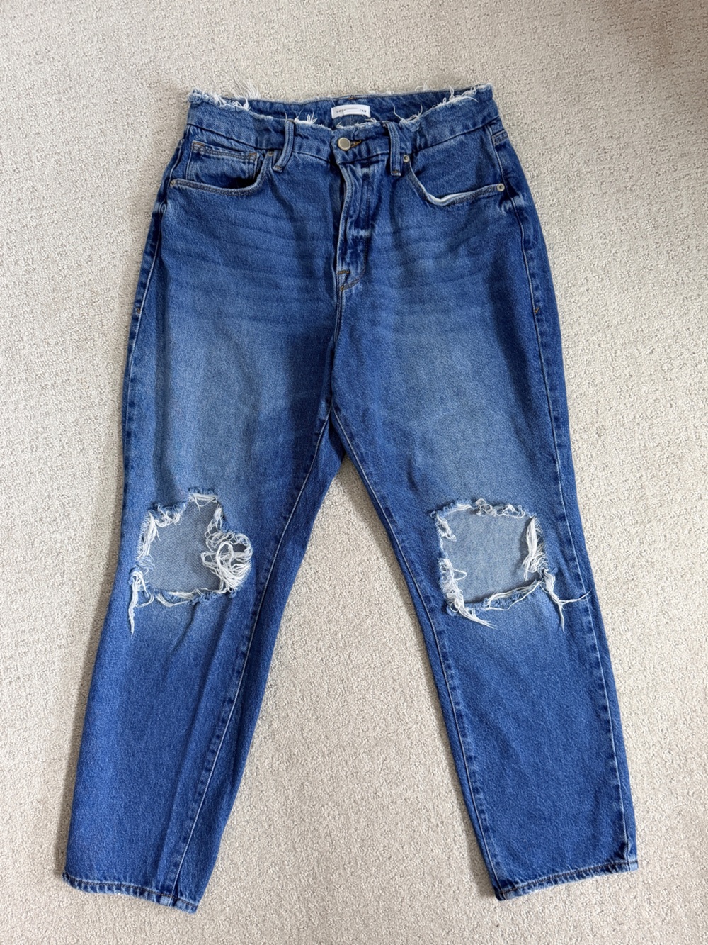 Good American Good Vintage Straight Leg Jeans